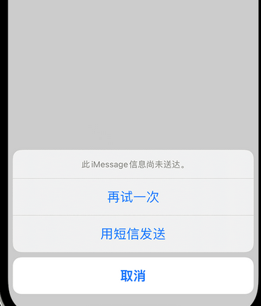 城步apple维修iPhone上无法正常发送iMessage信息