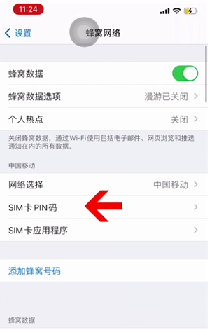 城步苹果14维修网分享如何给iPhone14的SIM卡设置密码 