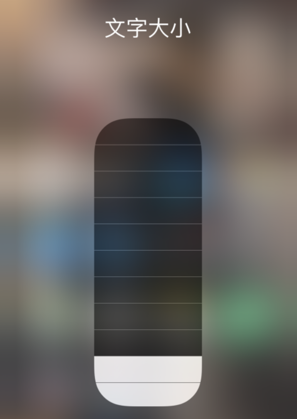 城步苹果手机维修分享小技巧：在 iPhone 控制中心快速调节字体大小 